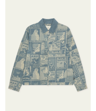 LES DEUX Les Deus Stamp Jacquard Jacket