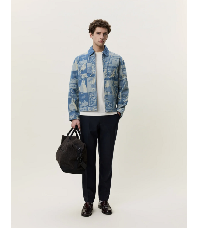 LES DEUX Les Deus Stamp Jacquard Jacket