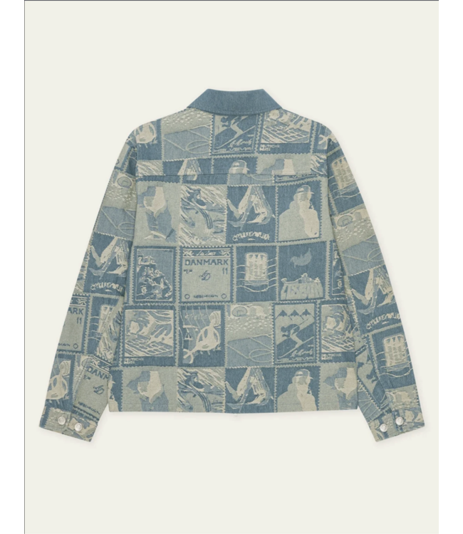 LES DEUX Les Deus Stamp Jacquard Jacket