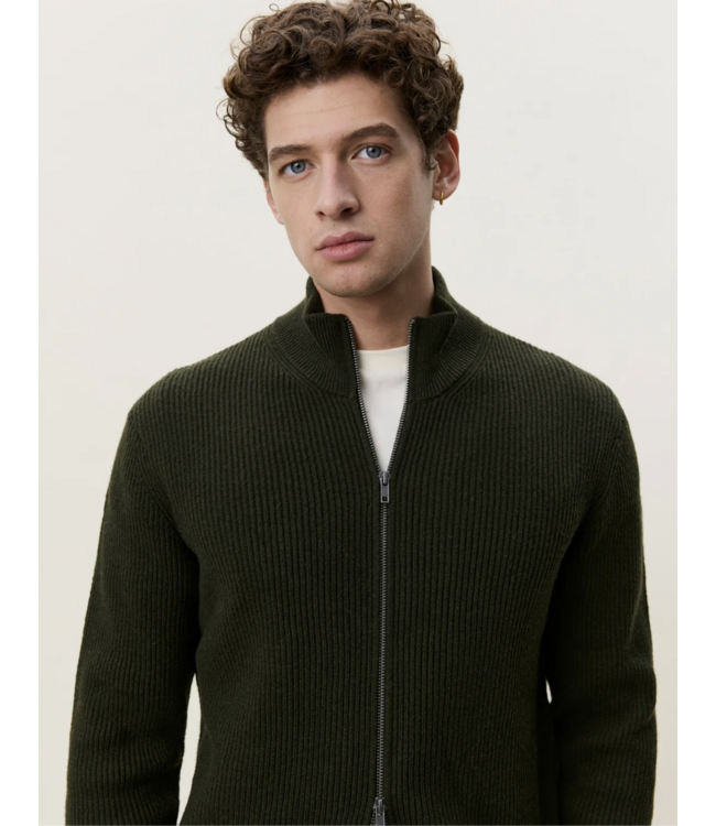 LES DEUX Les Deux Wool Zip Sweater