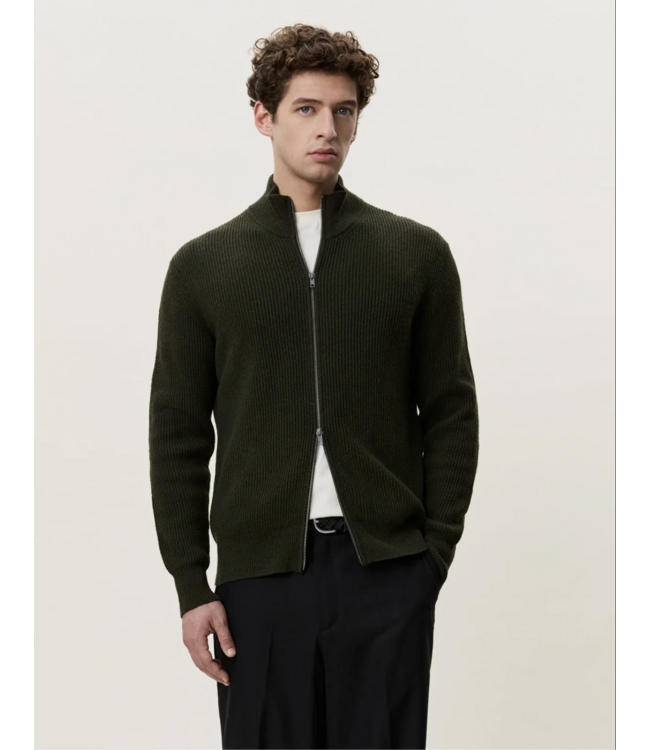 LES DEUX Les Deux Wool Zip Sweater