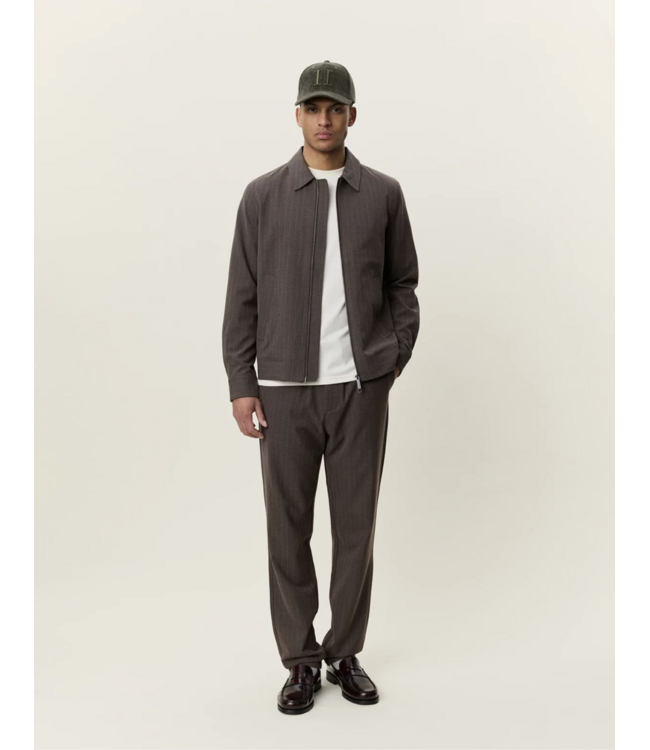 LES DEUX Les Deux Pinstripe Coach Jacket