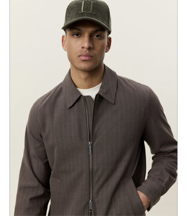 LES DEUX Les Deux Pinstripe Coach Jacket