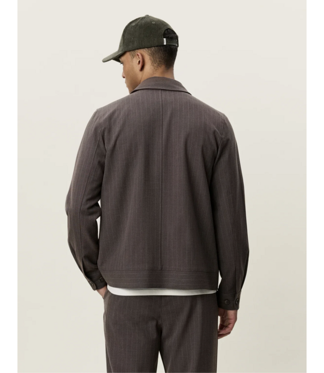 LES DEUX Les Deux Pinstripe Coach Jacket