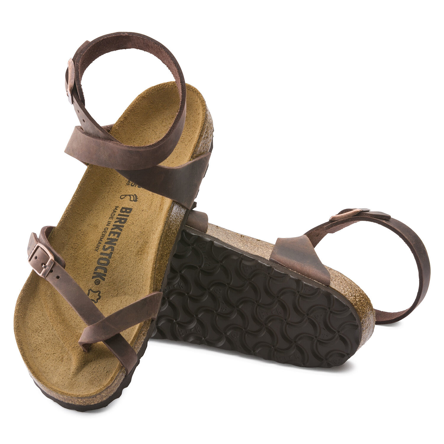 birkenstock yara habana oiled leather sandals