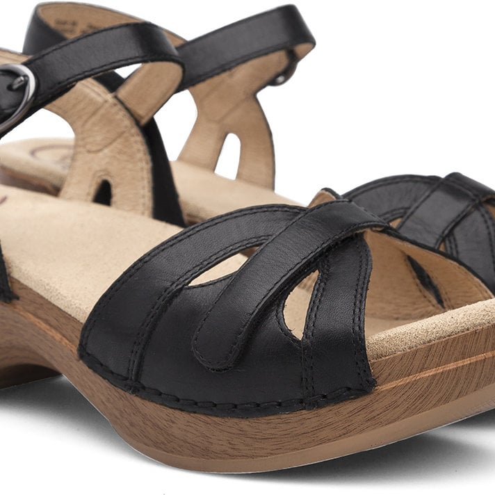 Dansko sissy gecko red leather open toe natural wedge sandals 39 Size 9 -  $40 (77% Off Retail) - From Lexi