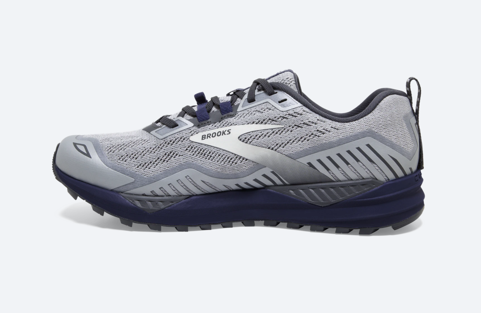 Cascadia 15 Ebony Silver Deep Colbalt Gentry s Footwear