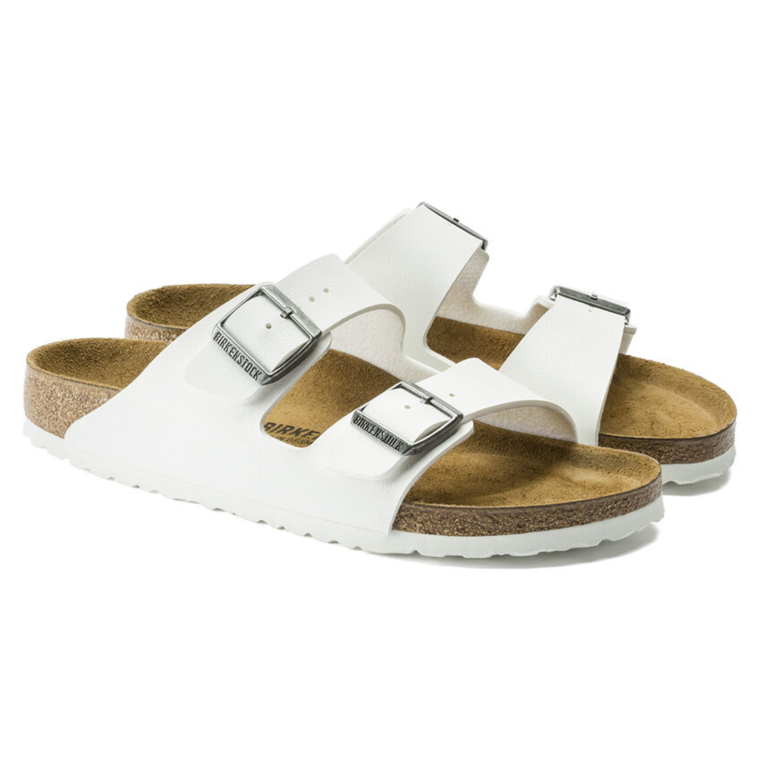 Arizona Birko-Flor White - Gentry's Footwear