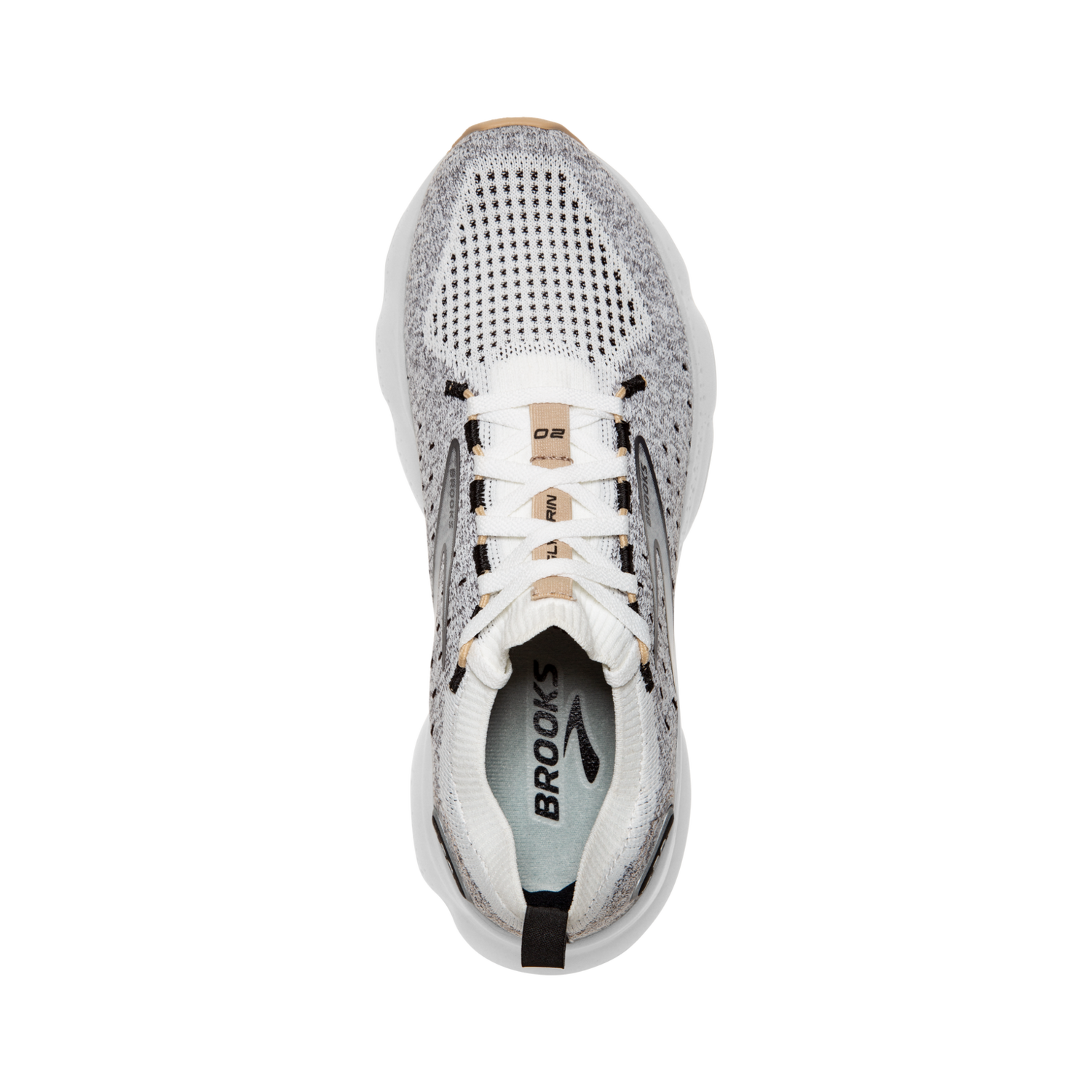 Women's Glycerin Stealthfit 20 - White/Black/Cream (163) - Gentry's Footwear