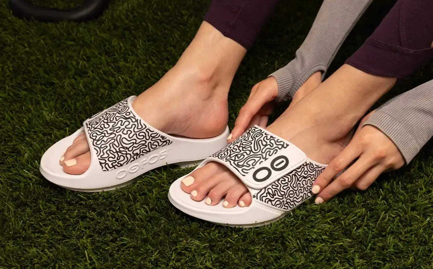 OOahh Sport Flex Slide Ltd - White/Labyrinth - Gentry