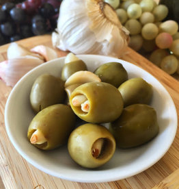 GARLIC STUFFED OLIVES