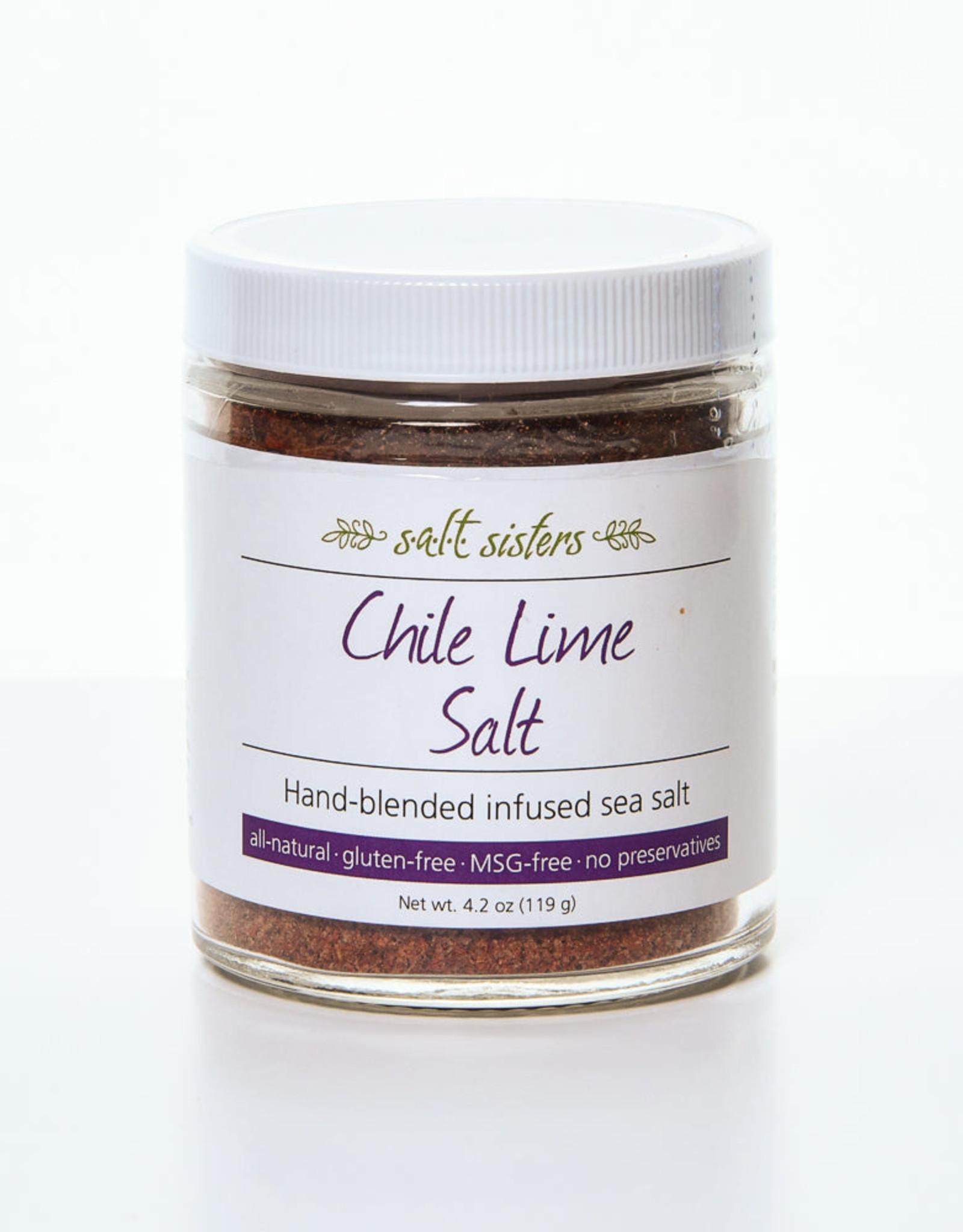 s.a.l.t. sisters CHILE LIME INFUSED SEA SALT 4.2oz