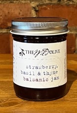 STRAWBERRY BASIL & THYME BALSAMIC JAM