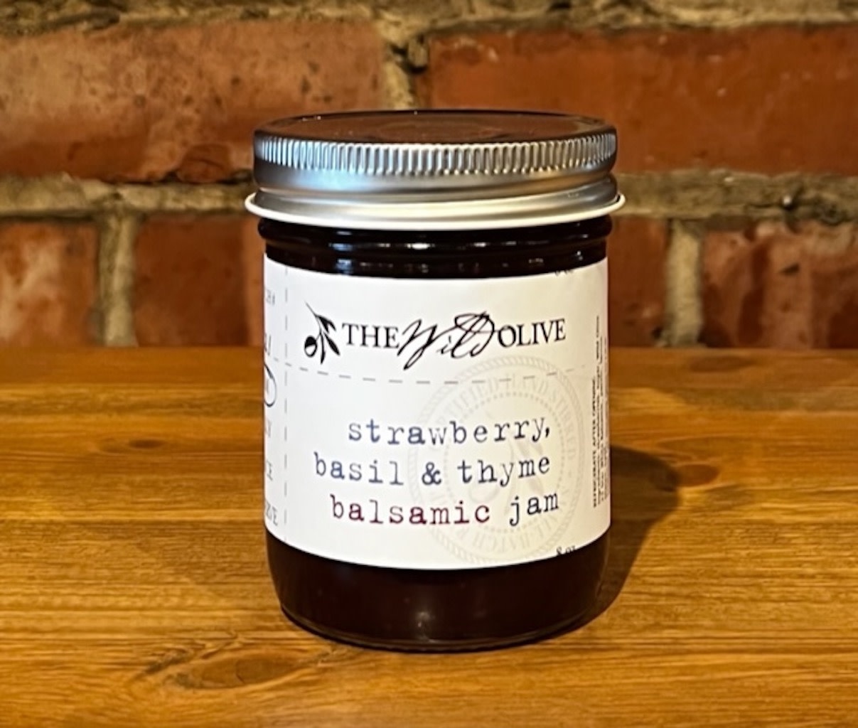 STRAWBERRY BASIL & THYME BALSAMIC JAM The Wild Olive