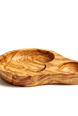 OLIVE WOOD OLIVE DISH