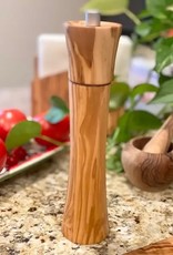 OLIVE WOOD PEPPER MILL 9.5"