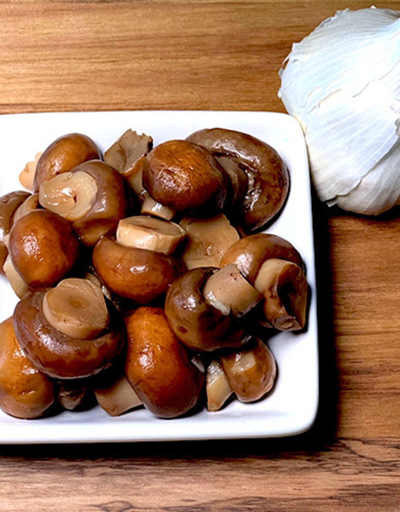 GARLIC PICKLED MUSHROOMS