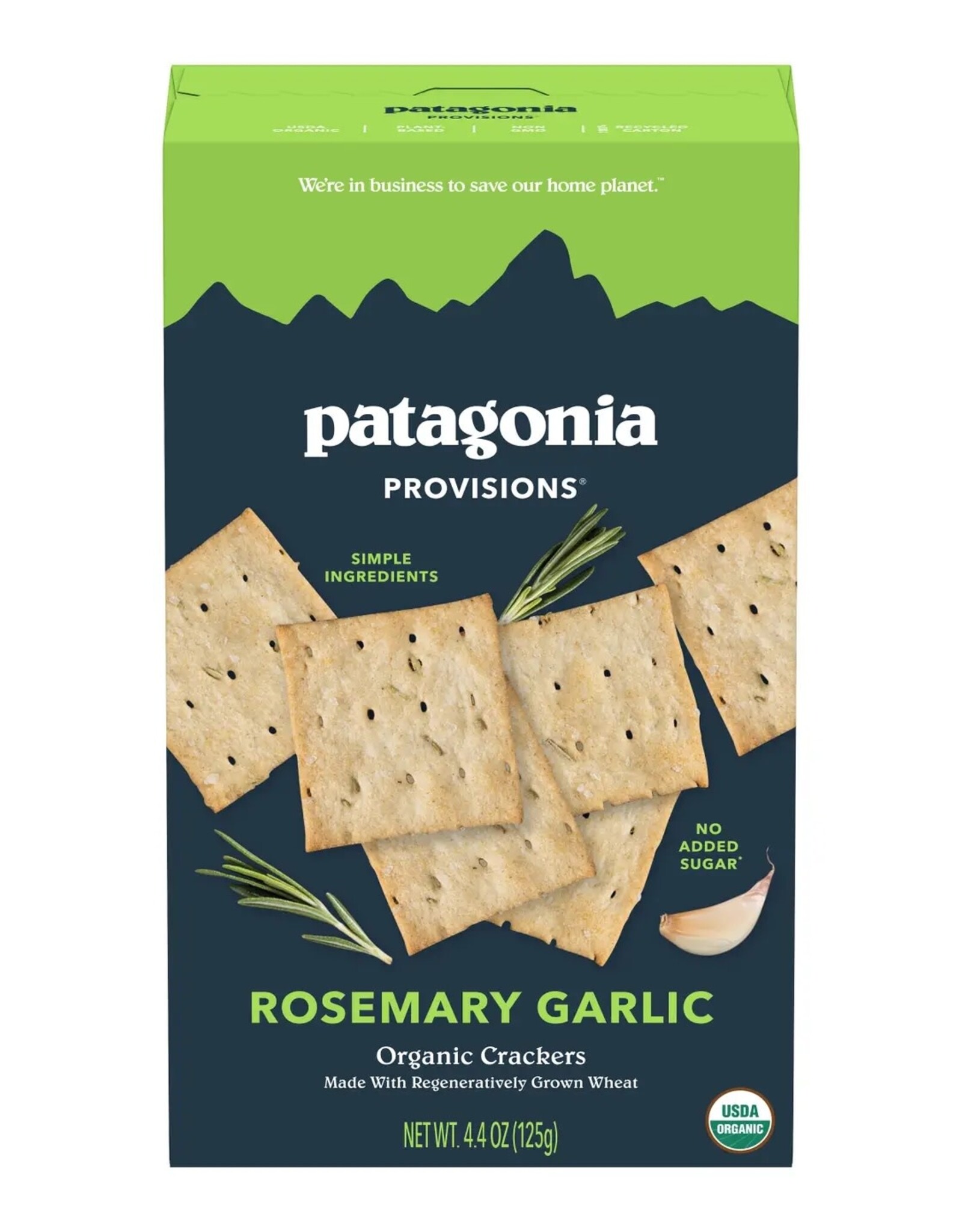 ORGANIC ROSEMARY GARLIC CRACKERS