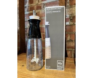 KITCHEN BASICS SALAD DRESSING BOTTLE 3" 10oz GLASS - The Wild Olive KITCHEN BASICS SALAD DRESSING BOTTLE 3" 10oz GLASS - The Wild Olive