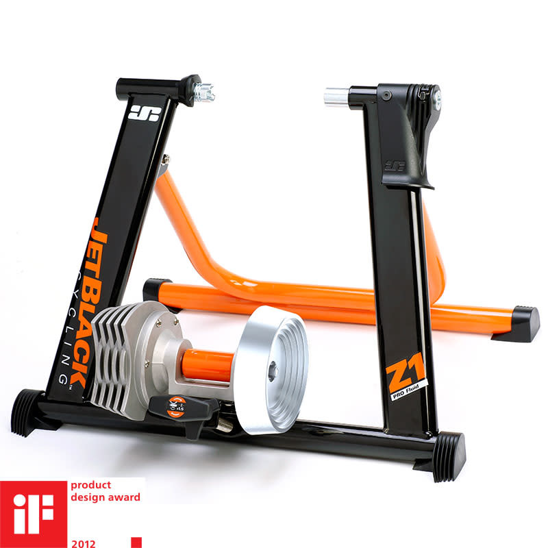 jet black z1 fluid pro turbo trainer