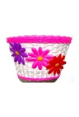 PINK BASKET WITH FLOWERS
