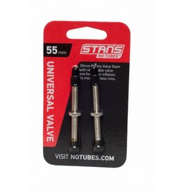 STANS NO TUBES STANS 55MM TUBELESS VALVE STEM PAIR