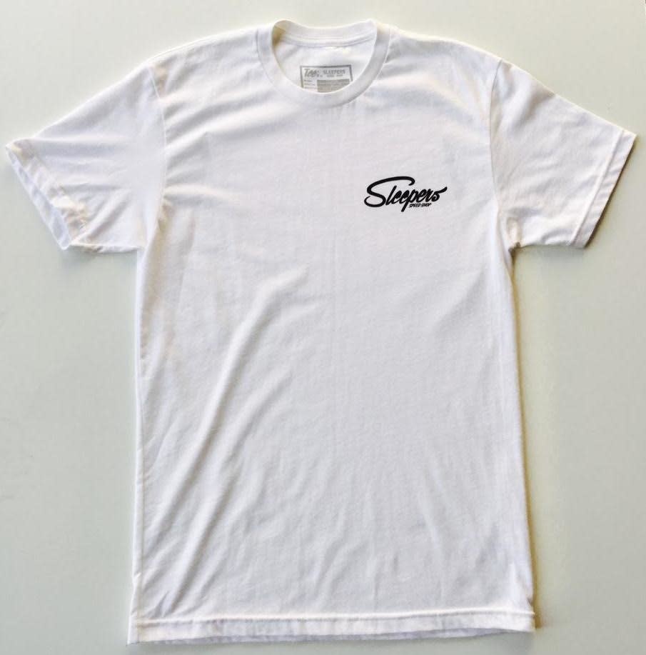 Sleepers Speed Shop tee shirt Sneepy - White