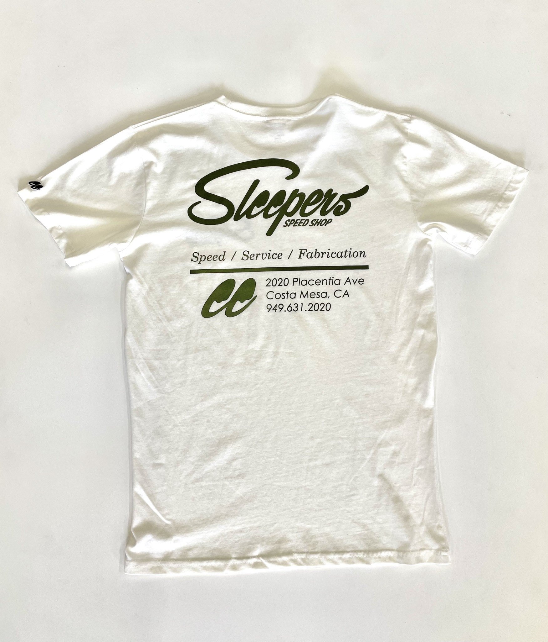 Sleepers Service T-Shirt- Ivory + Olive