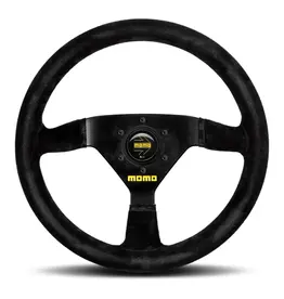 Momo MOD69 Steering Wheel 350 mm -  Black Suede/Black Spokes