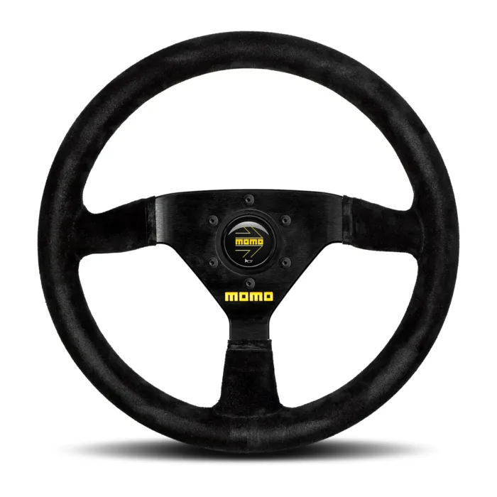 Momo MOD69 Steering Wheel 350 mm -  Black Suede/Black Spokes