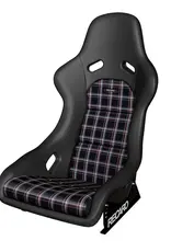 Recaro Recaro Classic Pole Position ABE Seat - Black Leather/Classic Checkered Fabric