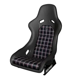 Recaro Recaro Classic Pole Position ABE Seat - Black Leather/Classic Checkered Fabric