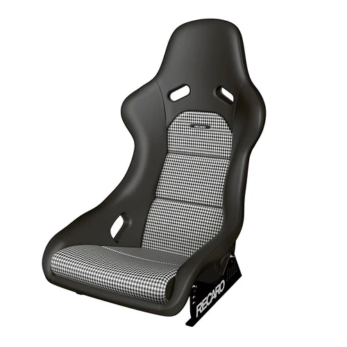 Recaro Recaro Classic Pole Position ABE Seat - Black Leather/Classic Corduroy