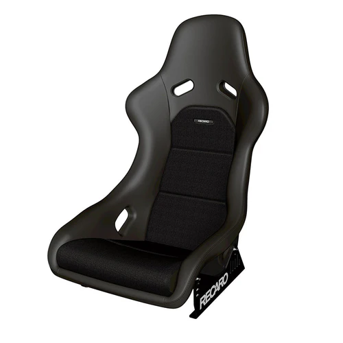 Recaro Recaro Classic Pole Position ABE Seat - Black Leather/Pepita Fabric