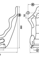 Recaro Recaro Profi SPG  XL Seat - Black Velour/Black Velour