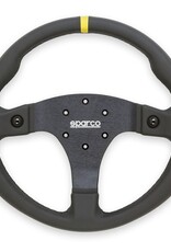 Sparco Steering Wheel R330B Leather w/ Button