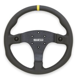Sparco Steering Wheel R330B Leather w/ Button