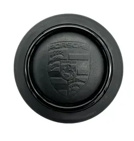 Genuine Porsche Porsche Momo Horn Button - Black Leather