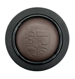 Genuine Porsche Momo Porsche Horn Button - Brown Leather