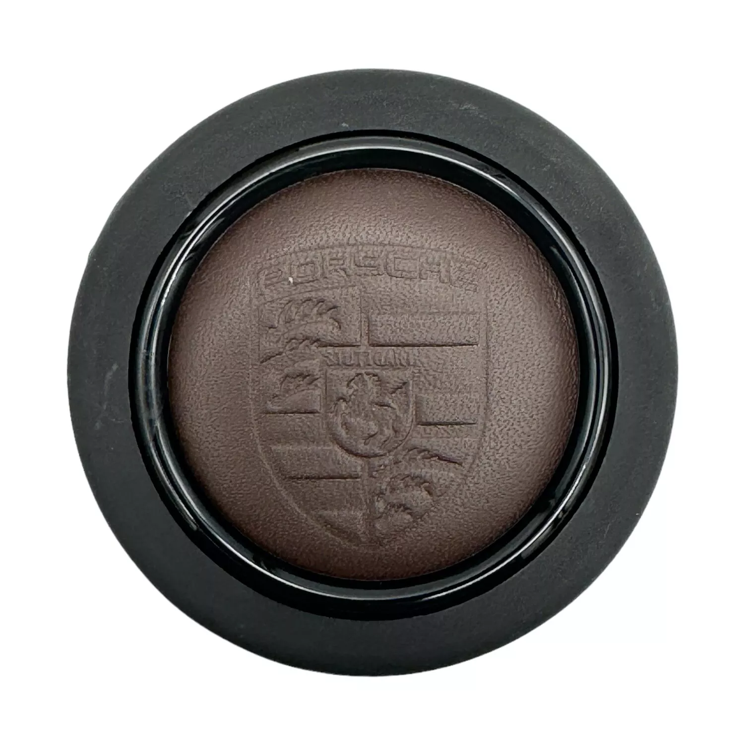 Genuine Porsche Momo Porsche Horn Button - Brown Leather
