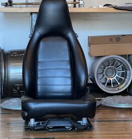 Used: 1991 Porsche 911 (964) Black Leather Seat - Driver Side