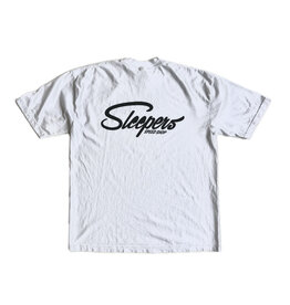 Sleepers Speed Shop T- Shirt - White + Black 2024