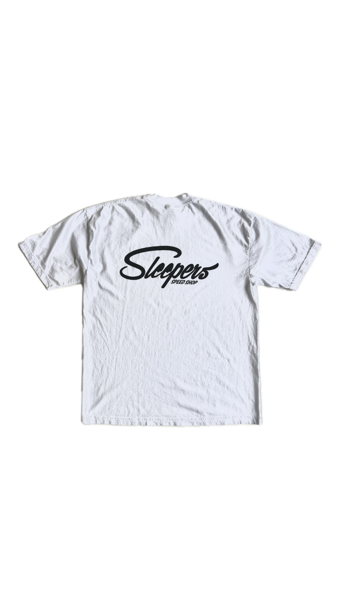 Sleepers Speed Shop T- Shirt - White + Black 2024
