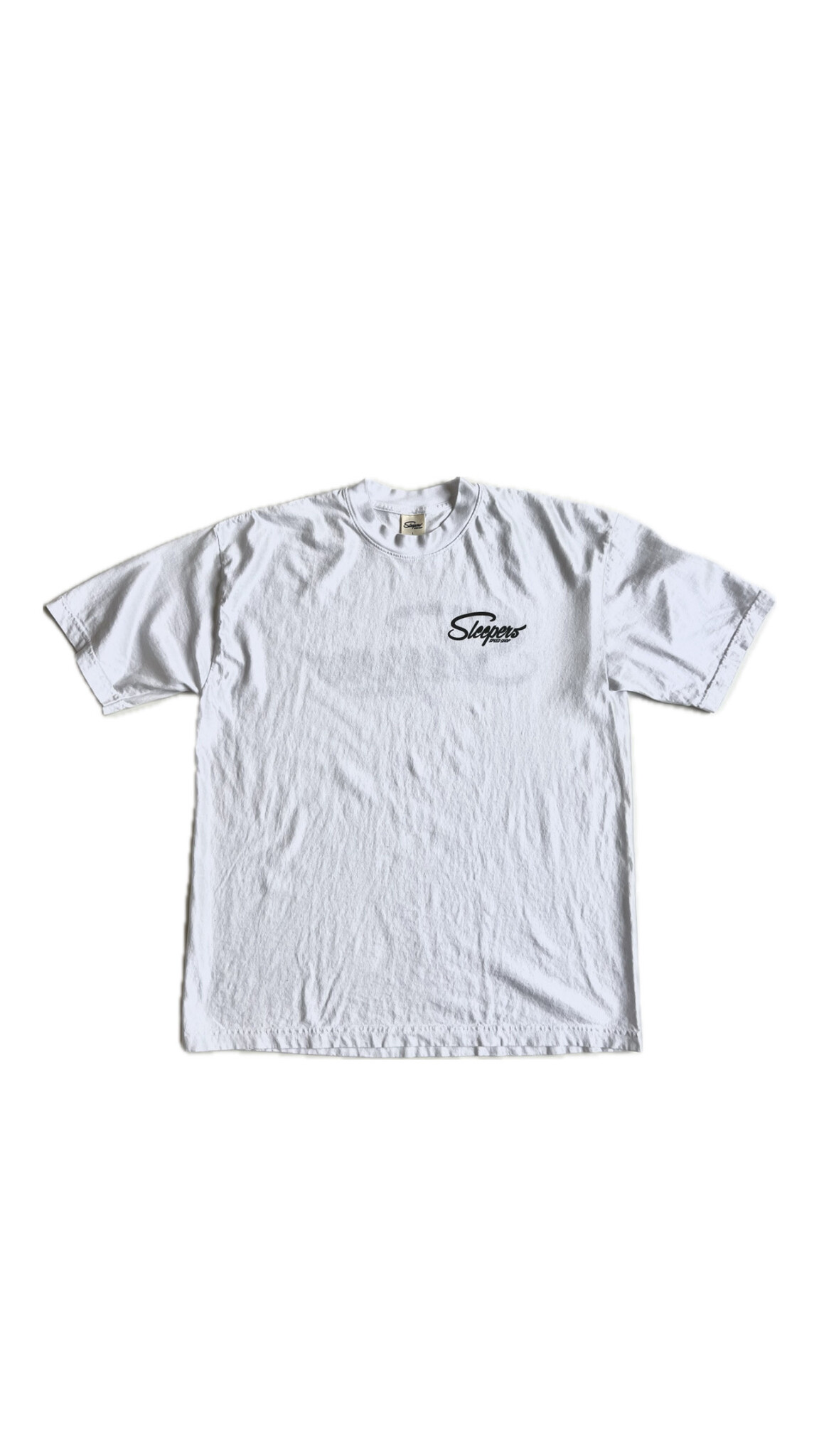 Sleepers Speed Shop T- Shirt - White + Black 2024