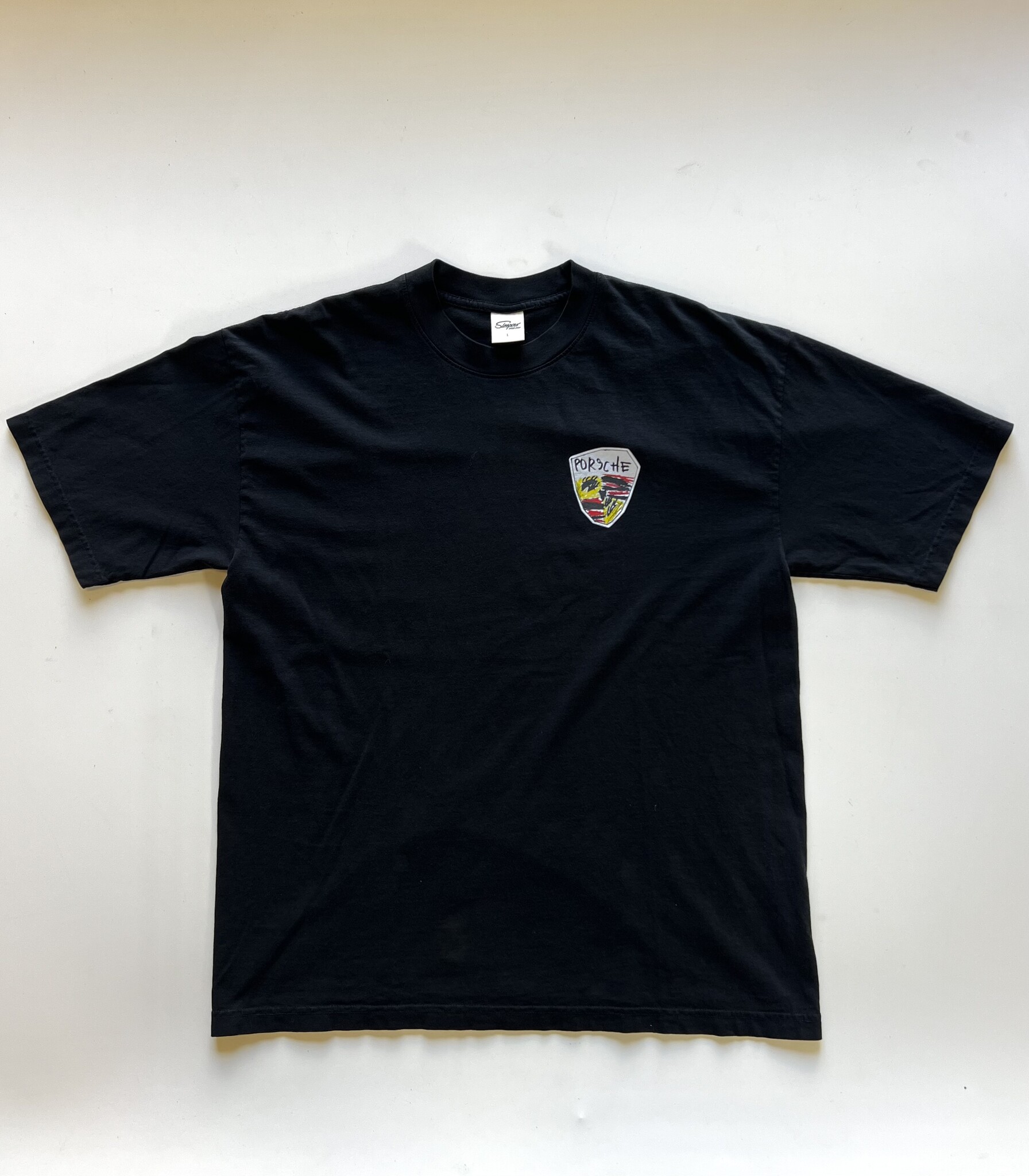 Sleepers Crayon Crest T-Shirt - Black