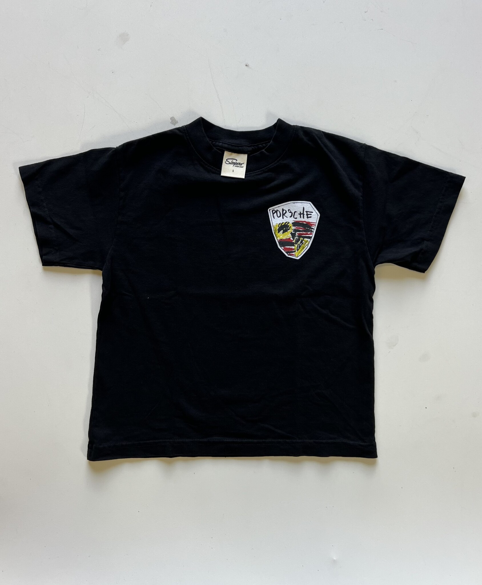 Sleepers Speed Shop Kids Crayon Crest Tee - Black