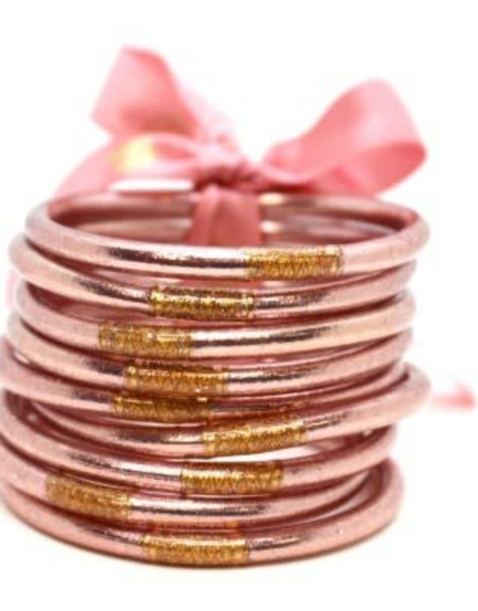 Bangles Set Of 9 Rose Gold The Little Things