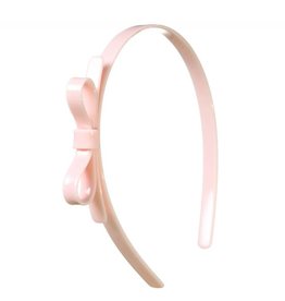 Lilies & Roses HB thin bow- pale pink
