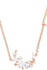 Girls Crew moonlight necklace- rose gold