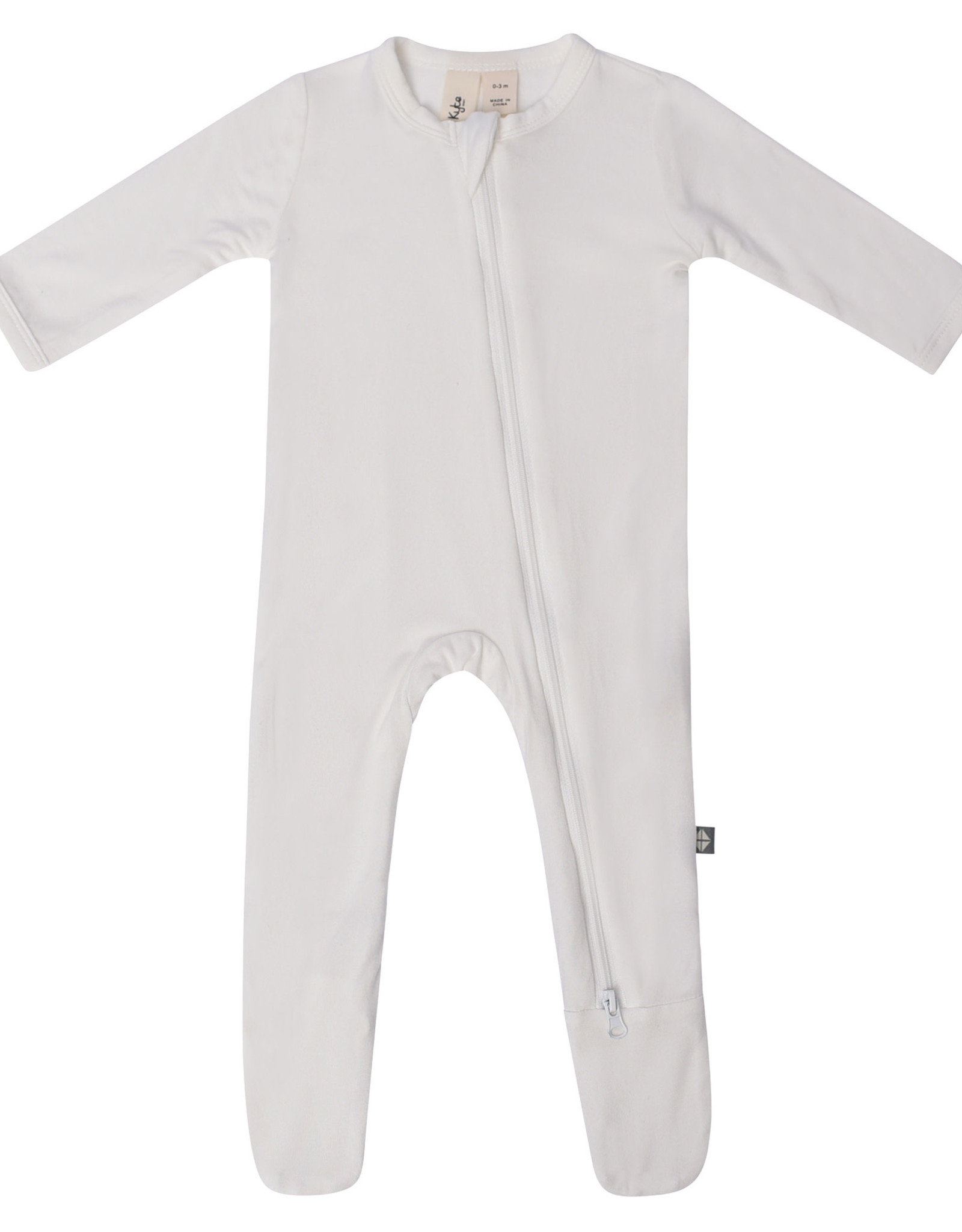 Kyte Baby zippered footie- cloud